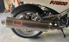 Yamaha FJ1200 4 in 1 BOS Auspuffanlage gebraucht.